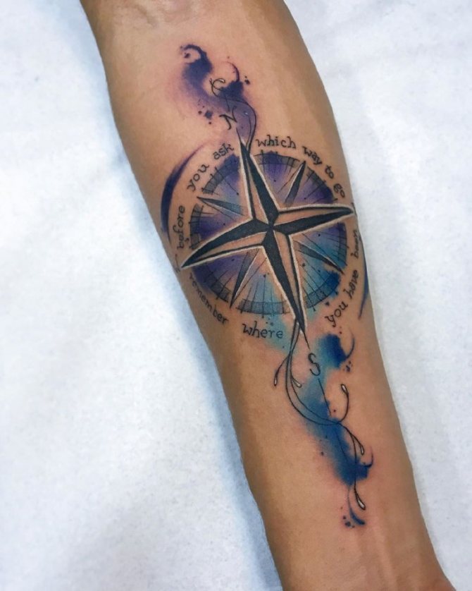 татуировка Windrose