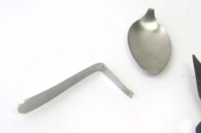 Håndtag bøjet i L-form