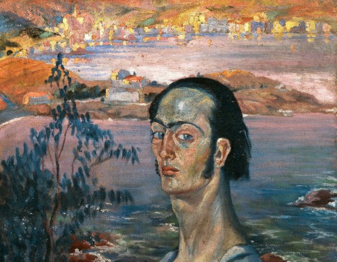 Salvador Dali. Autoportrait avec cou de Raphael. 1921