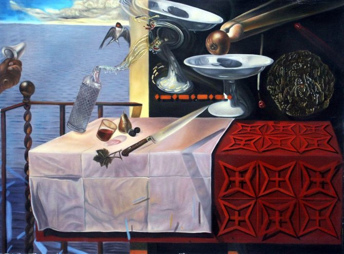 Salvador Dali. Nature morte animée. 1956