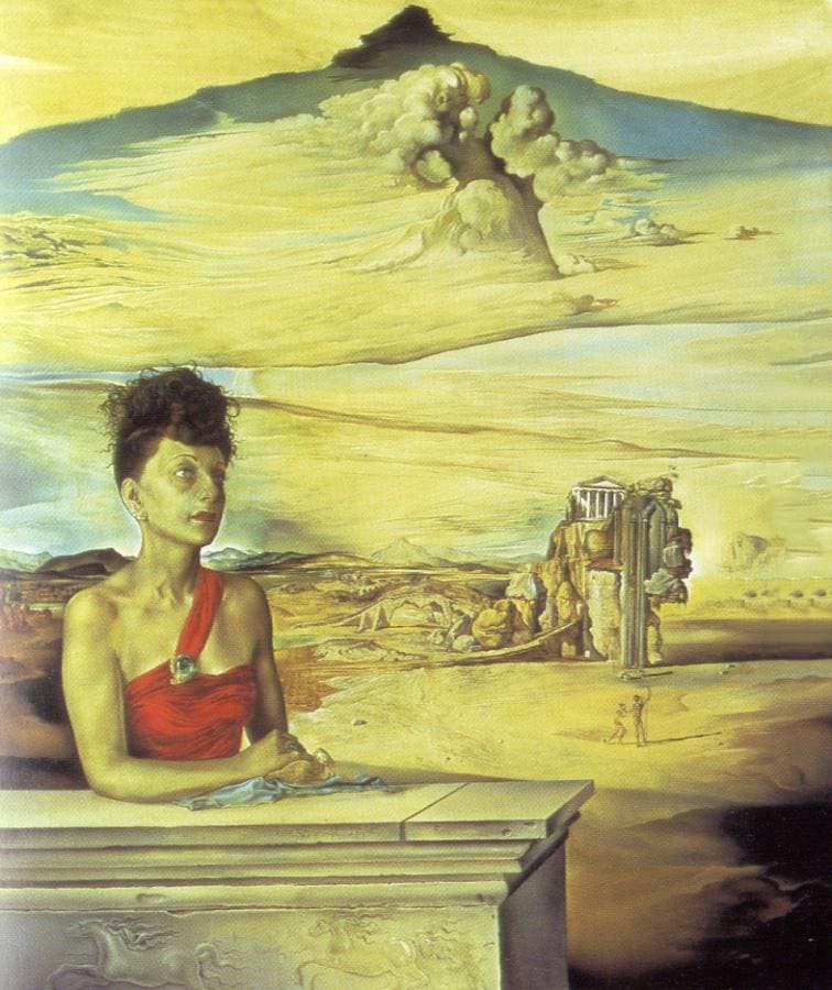 Salvador Dali. Portrait de Mme Jack Warner. 1945