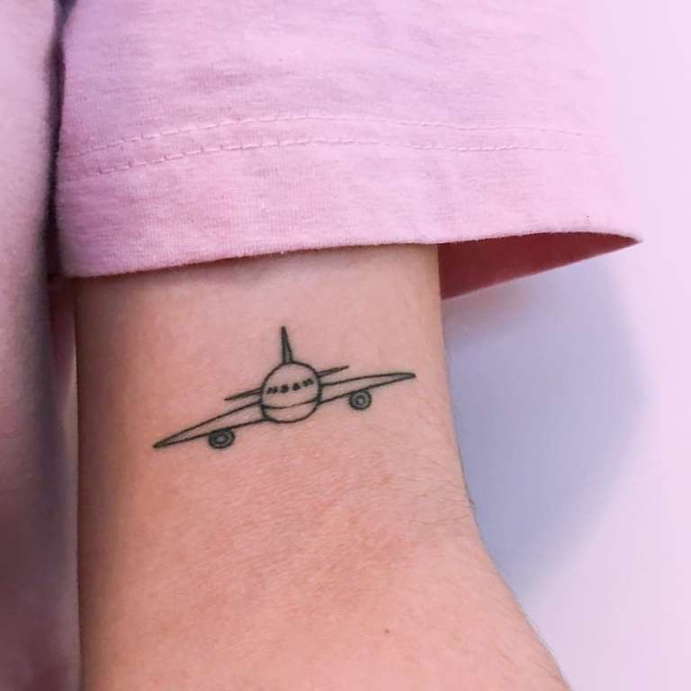 airplane tattoo