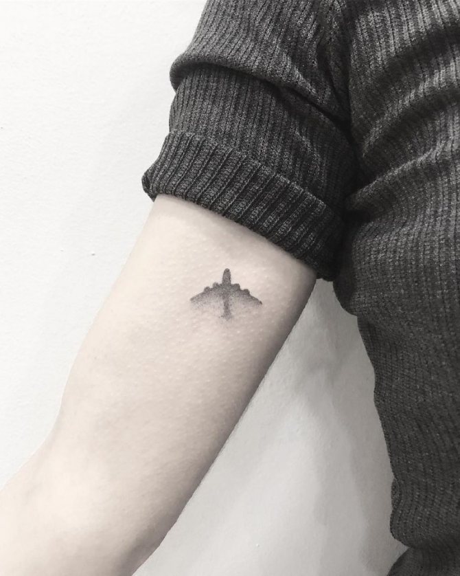 airplane tattoo