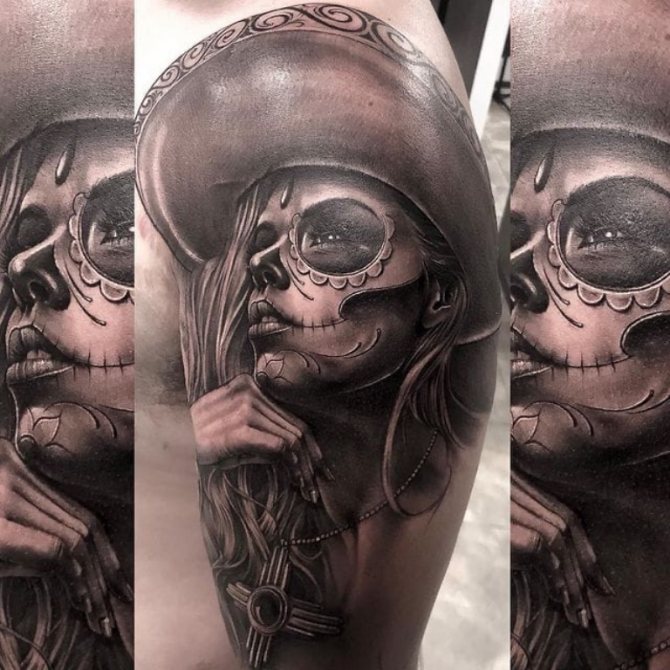 снимка на Santa Muerte