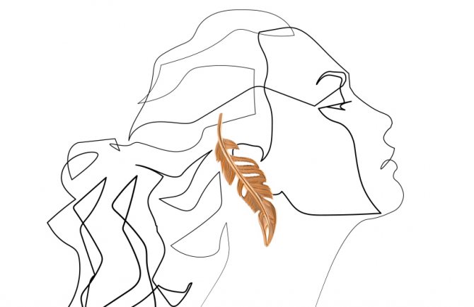 Pendientes de torpeza, joyas inusuales, tendencias en joyería, moda, oro 585