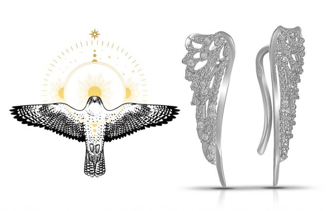 pendientes de arcilla, joyas inusuales, tendencias en joyería, moda, oro 585