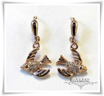 Обеци с лястовички