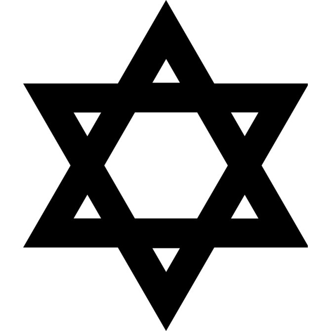 Étoile à six branches - harmonie entre une femme et un homme