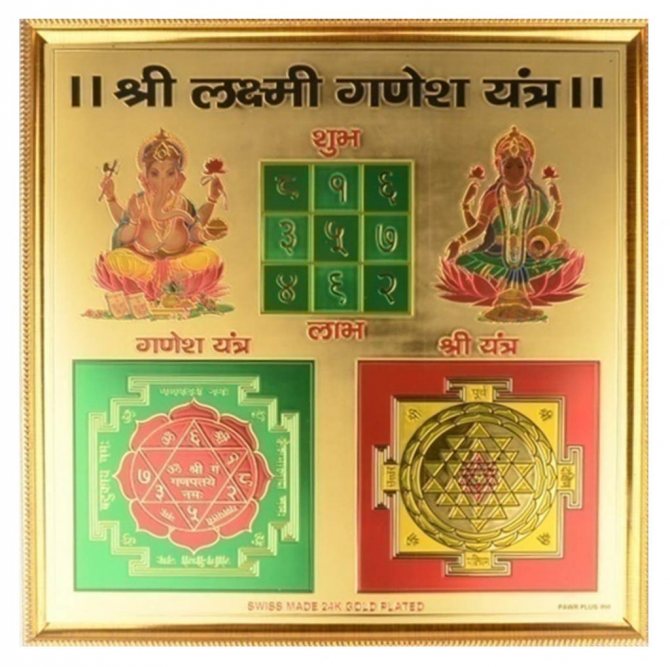 Sri Lakshmi Ganesh Yantra