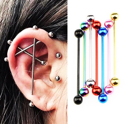 Tyč v uchu. Foto průmyslové, jak se nazývá, jak dlouho bude léčit, kde koupit, cena