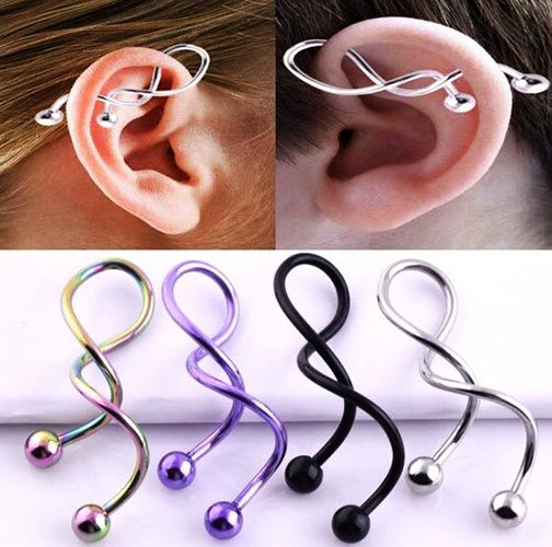 Tyč v uchu. Fotografie průmyslového, jak se nazývá, jak dlouho trvá růst, kde koupit, cena