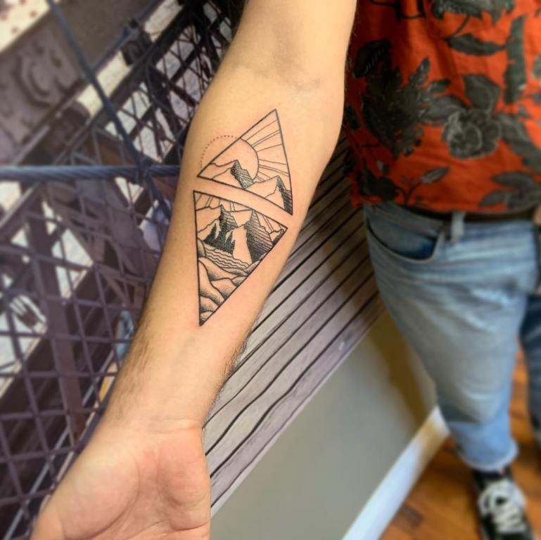 symetrická tetování