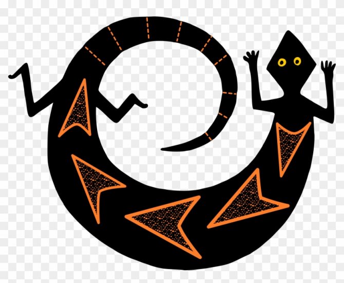 символ на гущер