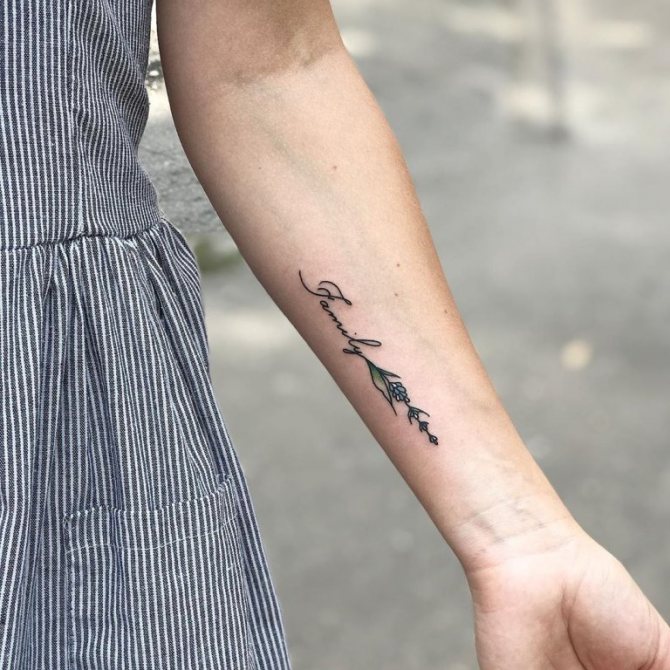 tatouages de symboles familiaux