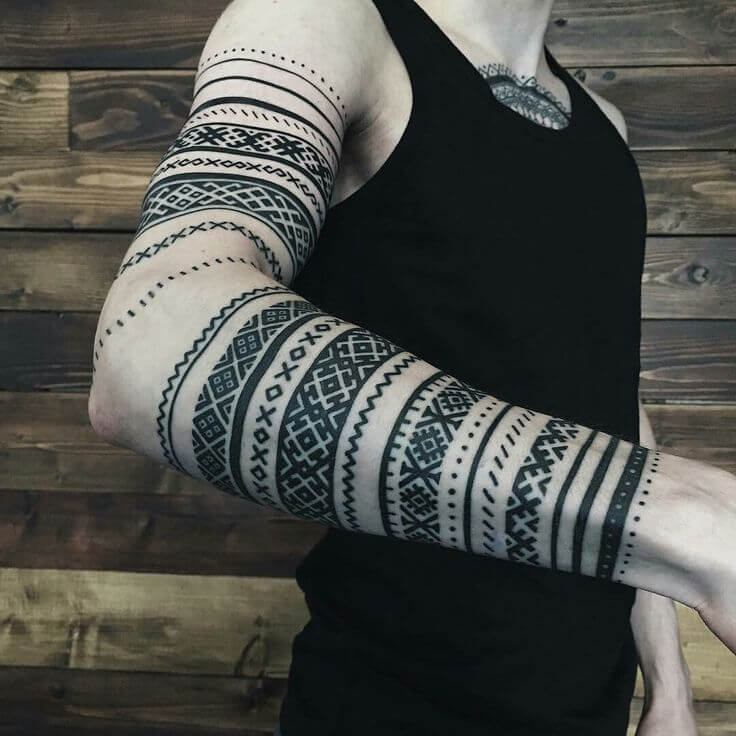 スカンジナビアの神話タトゥー