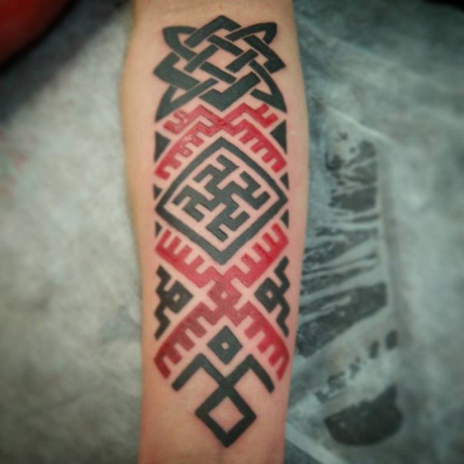 Szláv tetoválás - design