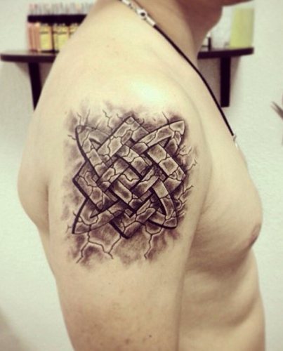 Ornements et motifs slaves pour les tatouages. Pochoirs, dessins pour filles, hommes. Photo