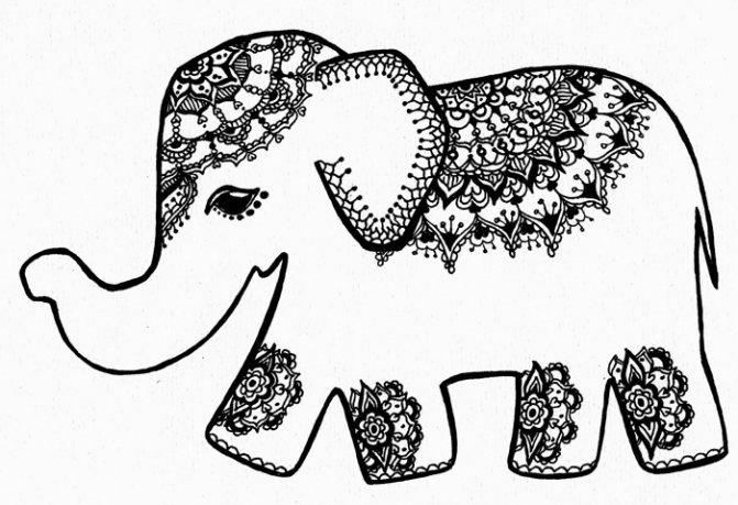 éléphant - force, puissance, domination, intelligence, dignité, fertilité, immortalité, bonheur et bonté globale