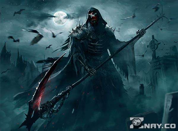 Mort avec une faux dans un rêve