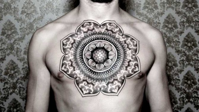 [タトゥーの意味】 曼荼羅