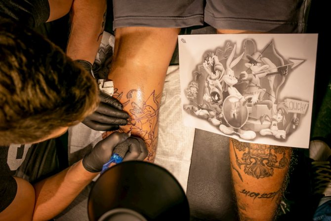 Produits spéciaux comme l'antiseptique déjà appliqué pendant la session