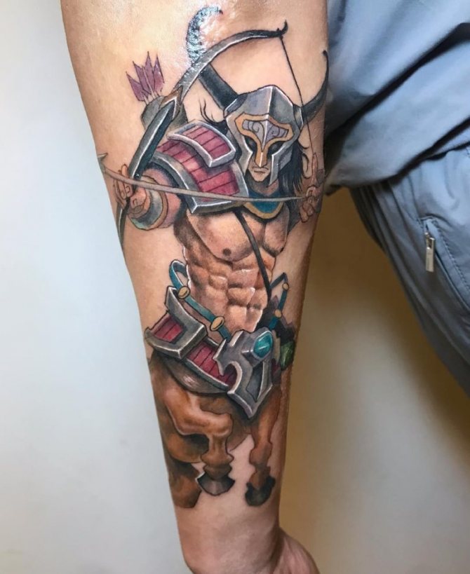 Tatuaje de Sagitario