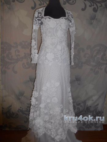 Irské krajkové svatební šaty