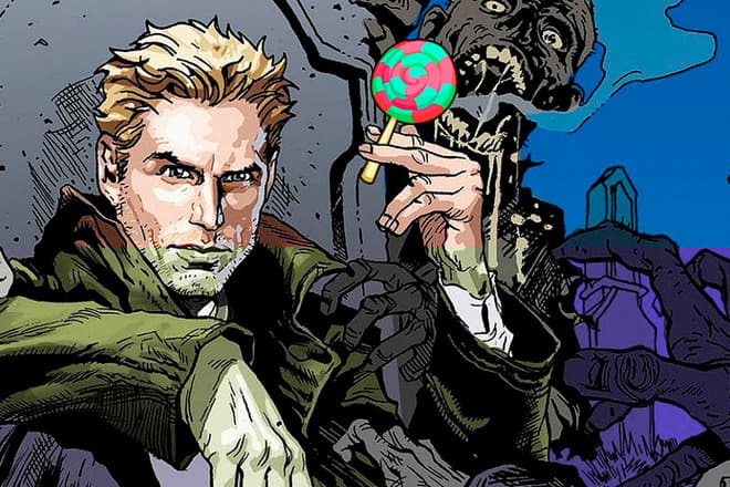 La couleur claire des cheveux de John Konstantin