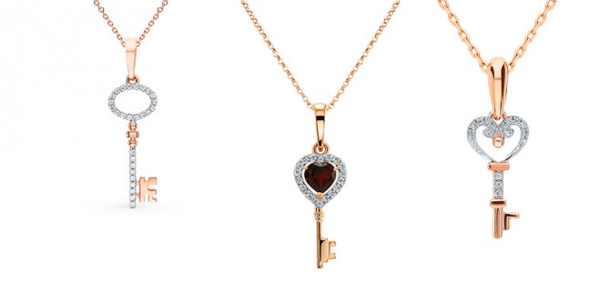 Talisman for twins in the form of a key