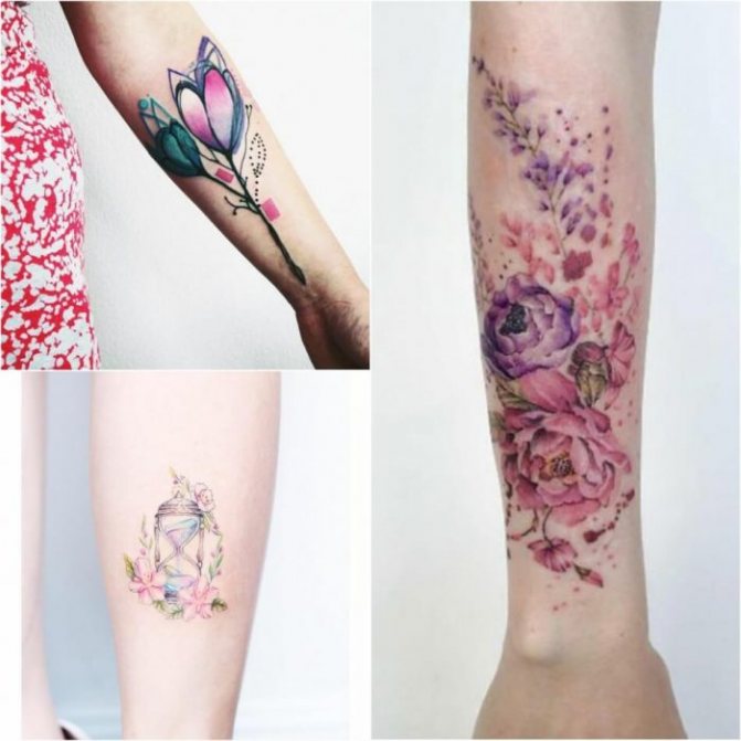 Tattoo Watercolor for Girls - Watercolor Tattoos for Women - Watercolor Tattoo Sketches