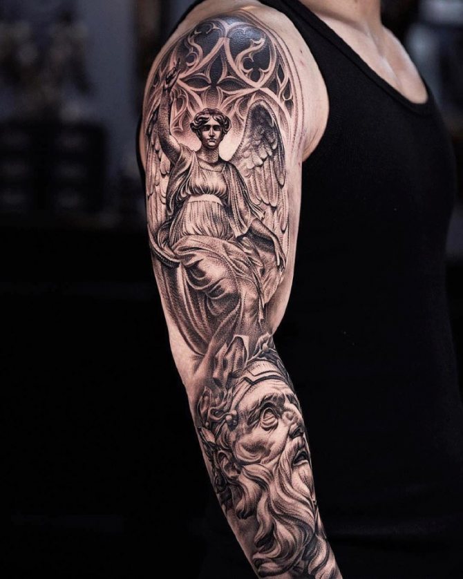 Τατουάζ φύλακας άγγελος