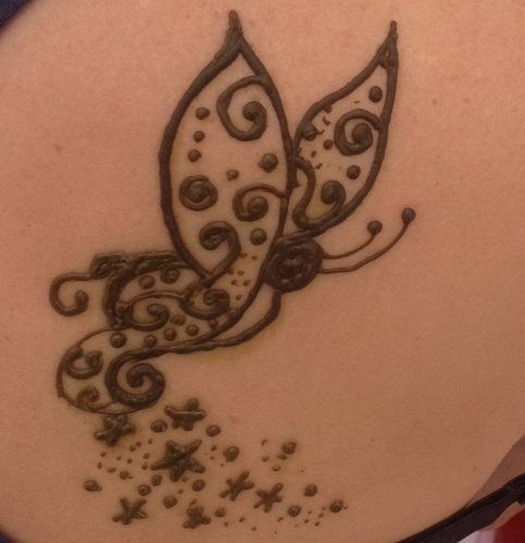 Tattoo butterfly. Meaning for girls, photos, sketches on the waist, arm, butt, neck, leg, shoulder