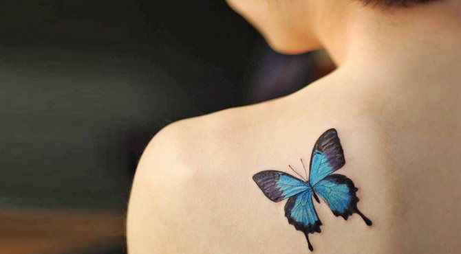 signification du tatouage du papillon