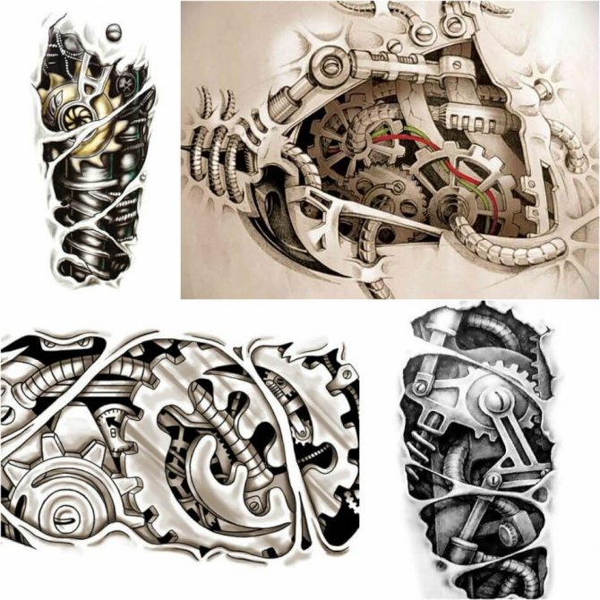 Tattoo Biomechanics - Cyberpunk Tattoo - Tattoo Biomechanics - Tattoo Biomechanics Sketches