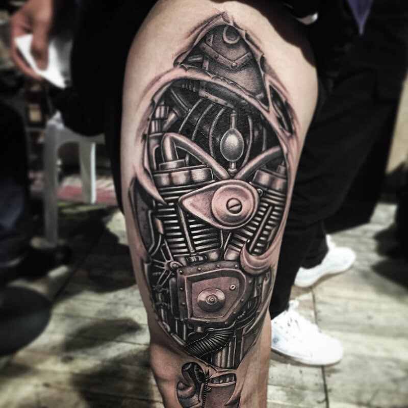 Tattoo Biomechanics - Cyberpunk Tattoo - Biomechanics Tattoo - Biomechanics Tattoo Meaning