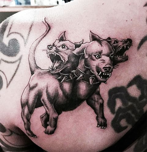 Cerberus tätoveering
