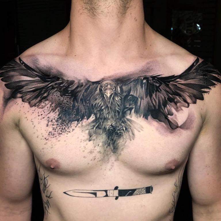 タトゥー ブラックレイヴン