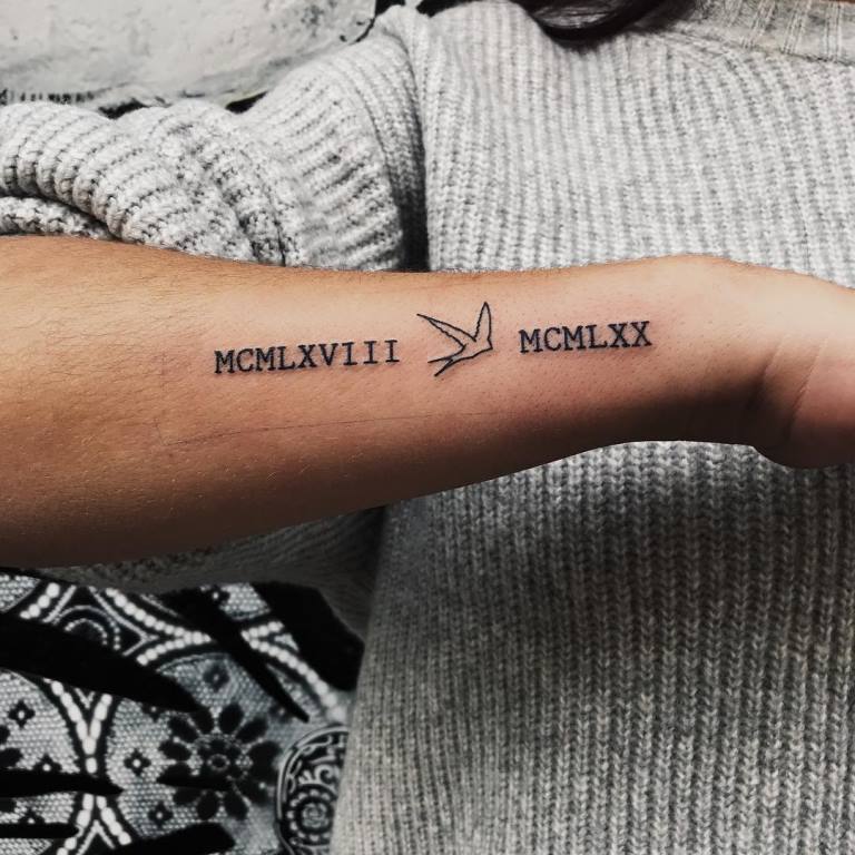 tattoo date of birth