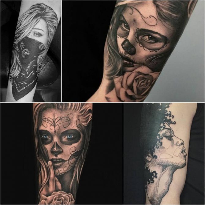 Tattoo Girl - Tattoo Girl pour hommes - Tatouage masculin avec une fille