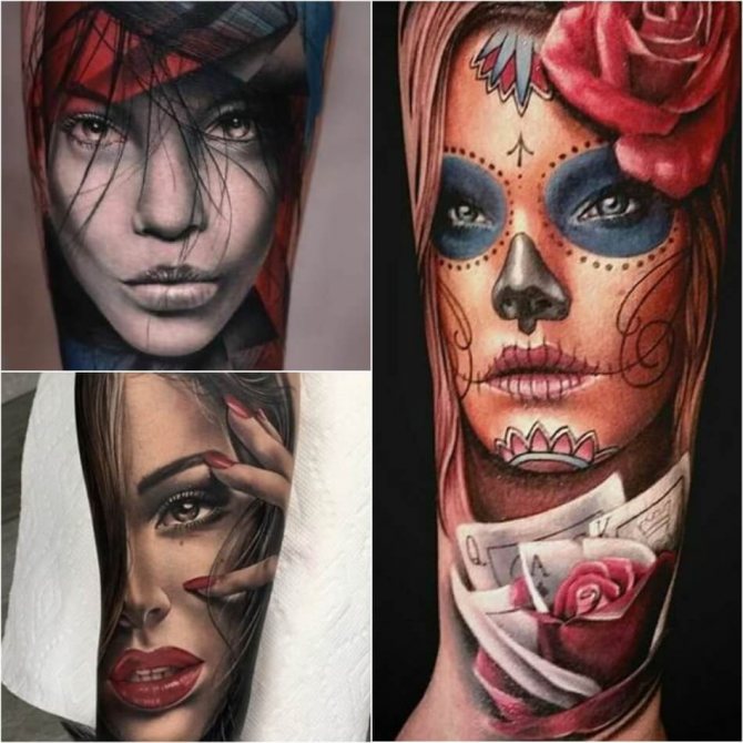 Tattoo Girl - Tattoo Girl pour hommes - Tatouage masculin avec une fille