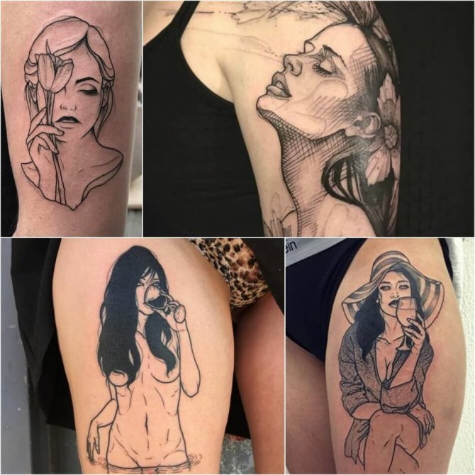 Tattoo Girl - Tatouage féminin avec fille - Tattoo girl pour femmes