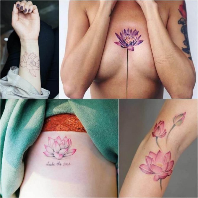 Tattoo für Mädchen - weibliche Tattoo Blumen - Blume Tattoo für Mädchen