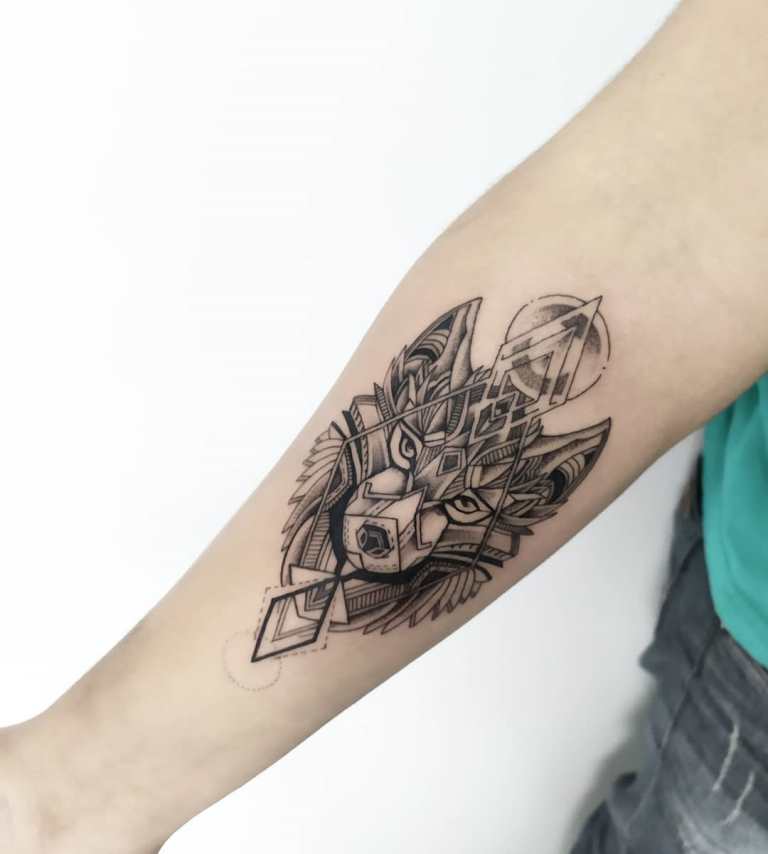 tatuaggio per ragazze lupo