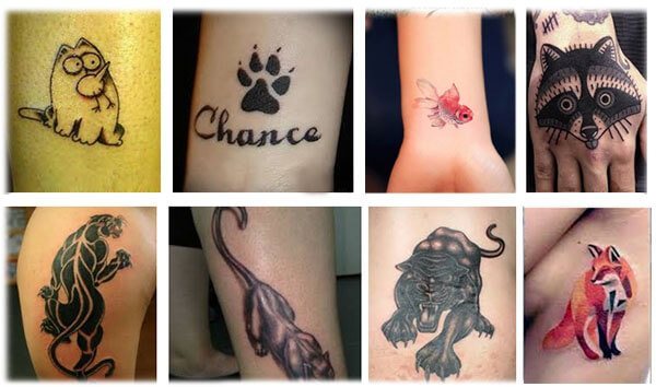 tatuajes para niñas - animales