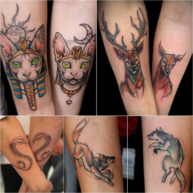 Татуировка за двама - One Style Tattoo - Animal Tattoo for Two