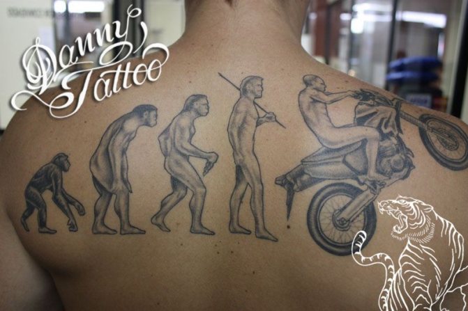Tattoo für Motorradfahrer
