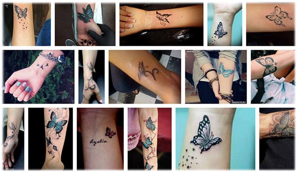 Tatuaje para mujeres - mariposas