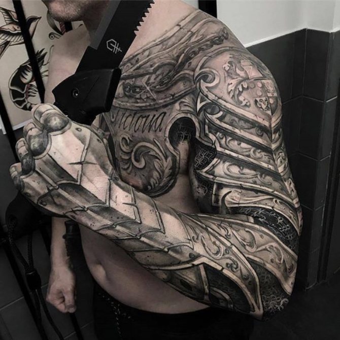 armure de tatouage