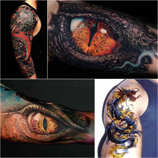 Tattoo Dragon - Tatouage de dragon - Tatouage de dragon pour homme - Tatouage de dragon pour homme