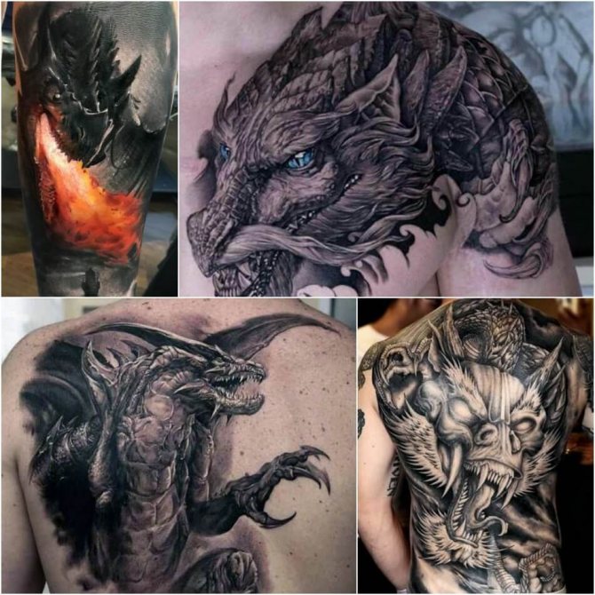Tatouage de dragon - Tatouage de dragon - Tatouage de dragon